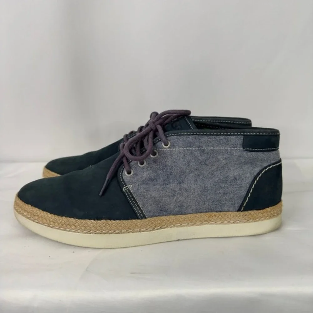 UGG Cantrell Men's Chukka Desert Boots Blue Suede Size 12‎